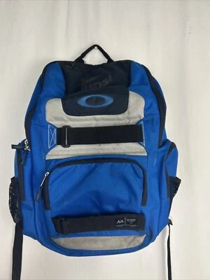 Mochila para portátil Oakley negra azul grande UPS acolchada bolsillo grande 19x12x6 Foto 1 de 4