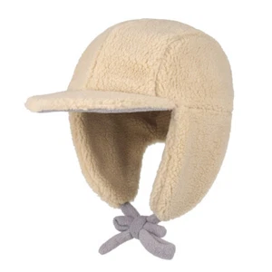 Winter Kids Hats Boys Windproof Snow Cap Girls Warm Earflap Sherpa Lined Caps - Picture 1 of 23