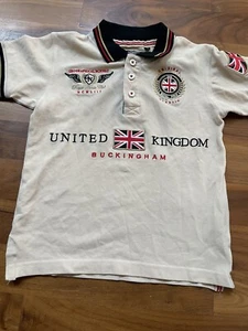 Geographical Norway Buckingham Boys Size 12 Royal Polo United Kingdom - Picture 1 of 9