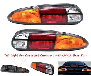 For Chevrolet Camaro 1993-2002 Base Z28 Pair Tail Light 3 Bulb Holes Version - Picture 1 of 9