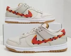 Nike Dunk Low N7 ID by You Beige/Rot/Gummi Herren Gr. 9 NEU DN2065-991 - Bild 1 von 6