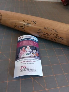 Maury Wills SIGNED Bat JSA H & B Lousville 150S Hillerich Bradsby - Picture 1 of 8