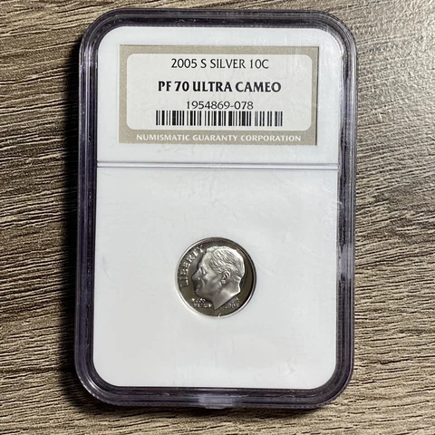2005-S 10C SILVER PF70 ULTRA-CAMEO ROOSEVELT SILVER DIME NGC CERTIFIED Cover