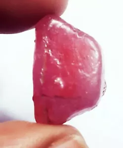 Piedras preciosas sueltas rubí natural áspero 21,05 quilates certificado con regalo gratis - Imagen 1 de 5