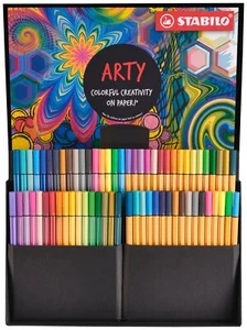 Pen Set - STABILO Creative Set - point 88 & Pen 68 - ARTY - Pack of 68 Assorted - Picture 1 of 5