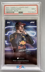 2021 Topps F1 Lights Out Max Verstappen /99 PSA 9 - Bild 1 von 2