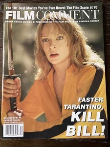 Film Comment Magazine Nov Dec 2003 KILL BILL Uma Thurman Quentin Tarantino - Picture 1 of 4