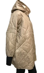 NEW COLLECTION QUILT JACKET OVERSIZED LIGHTWEIGHT PACKABLE BEIGE NWT Size 2X-3X - Picture 1 of 10