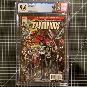 🔥🔑Champions #16 CGC 9.6 Ironheart 🔥🔑 Custom Label - Picture 1 of 12