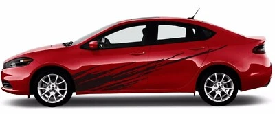 Ripped Fits: Dodge Dart 2013-2024 3M виниловая наклейка графические наклейки гоночная полоса - Изображение 1 из 4