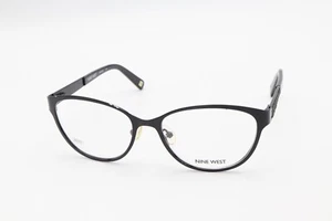 NINE WEST NW1052 001 negro mate con piedras 53-16-135 marcos bisagra flexible X977 - Imagen 1 de 14