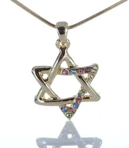 Lucky Sacred Karma Star of David Amulet Jewish ELEGANT GLORY soul Necklace - Picture 1 of 6