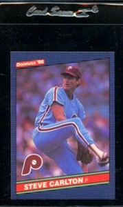 1986 DONRUSS #183 STEVE CARLTON HOF PHILADELPHIA PHILLIES