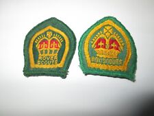 Two Unused Vintage Scout King Boy Scouts & Rover Scouts Patches