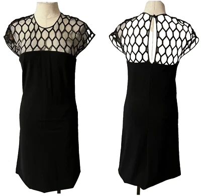 Vestido Gucci de malha de renda L grande elástico carreira festa igreja NOVO com falha - Imagem 1 de 4