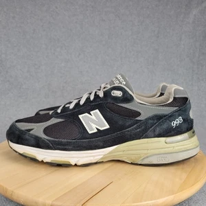 New Balance 993 Mens 12.5 Black Gray Heritage Running Shoes Athletic Made In USA - Picture 1 of 15