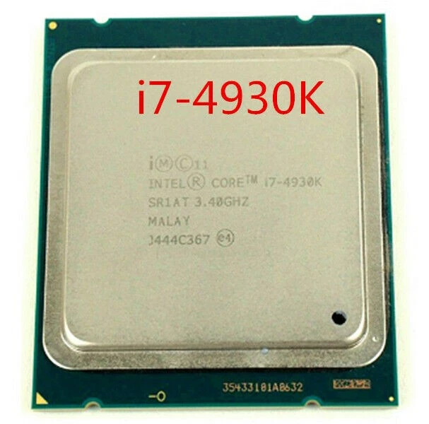 Intel Core i7-4930K 3.4Ghz 6 Core 12 Thread LGA 2011 SR1AT 130W CPU Processor - Image 1 of 4