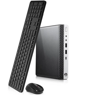 HP EliteDesk 800 G3 Tiny Desktop Core i5 7th Gen 32GB RAM 2TB SSD WiFi Windows11 - Image 1 of 4