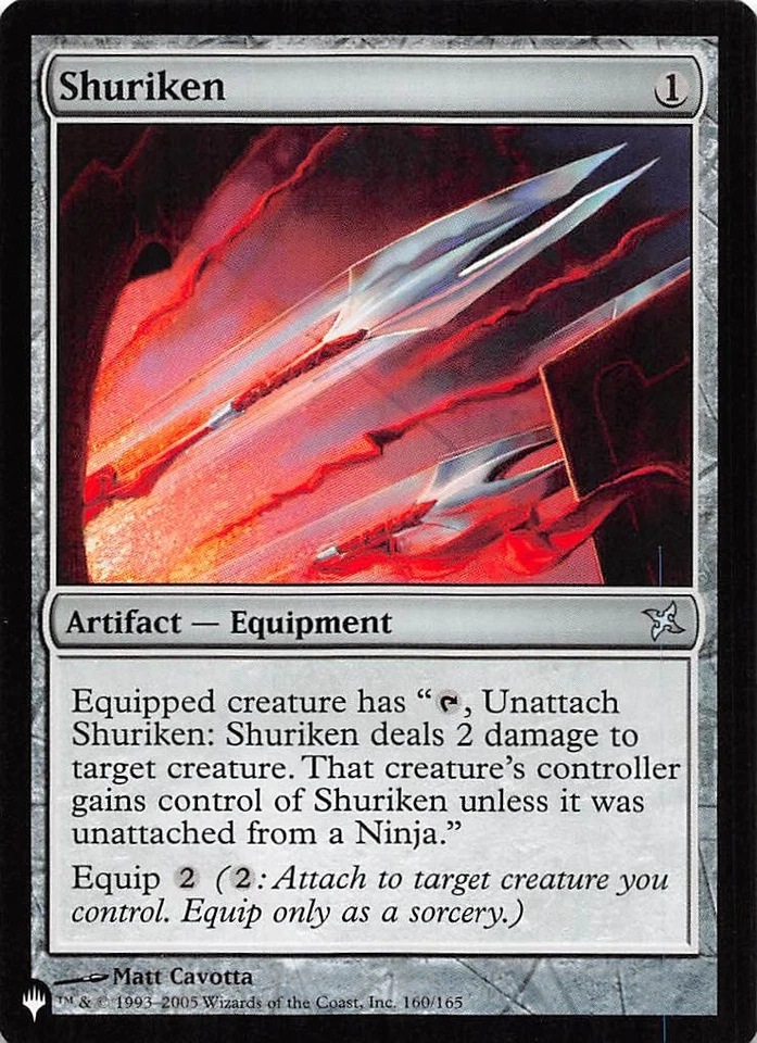 MTG Shuriken English BOK - Image 1 of 1