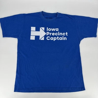 Hillary Clinton Election T-Shirt - Iowa Precinct Captain - Mens Large Tee EUC - Image 1 of 4
