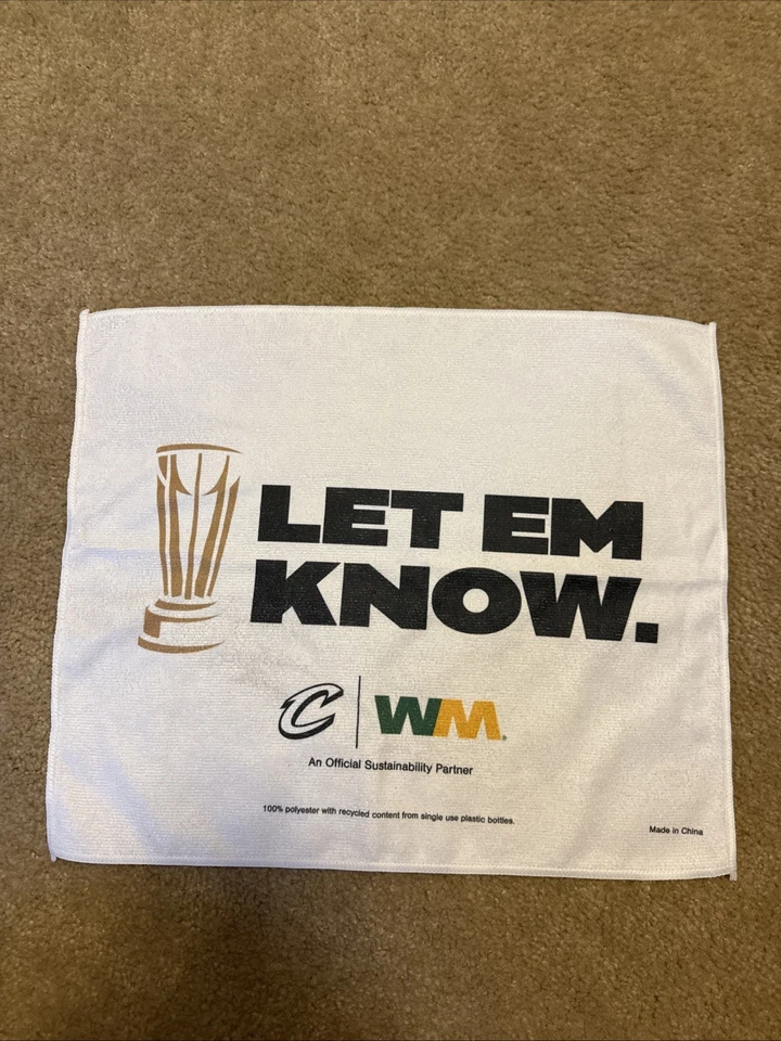 Toalla de rally Cavs Let Em Know Foto 1 de 1