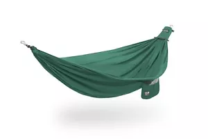 ENO TechNest hamaca de viaje ligera verde hecha de nylon ripstop reciclado / 2 pe... - Imagen 1 de 12