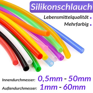 Silikonschlauch Silikon Schlauch Siliconschlauch Milchschlauch lebensmittelecht - Picture 1 of 26