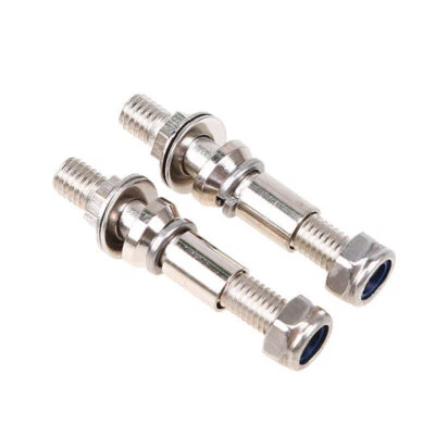 Perno adaptador de herrajes de montaje de espejos retrovisores M8 Turn M10 personalizados 2 piezas para Harley-Davidson Foto 1 de 4