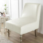 Faux Leather Accent Chair Cover Slipper Chairs Armless Sofa Slipcover Protector