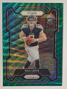 2023 Will Levis Green Wave Prizm #397 Tennessee Titans Rookie Card 🔥 🔥 