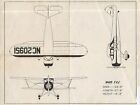 Nc 20951 Model Plane Drawing & Sterling Models Advertisement Philadelphia, Pa