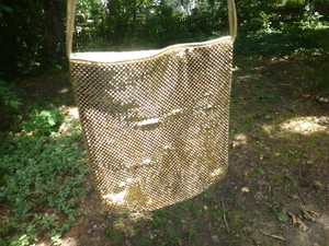 Whiting and Davis Gold Lame Evening Bag Shoulder Bag ~8" x 6 3/4" - Picture 1 of 10