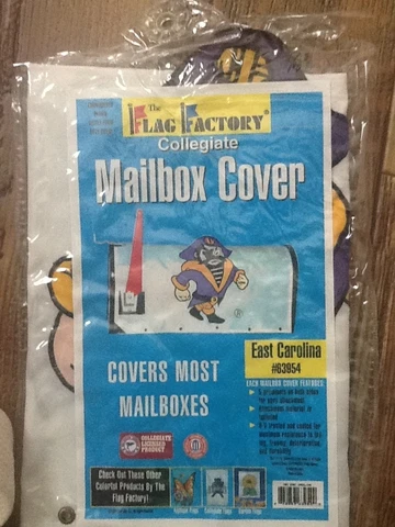 East Carolina Pirates Flag Factory Two-Sided Mailbox Cover; NCAA Licensed Cover