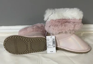 Boots Girls Children's Place Child Faux Fur Pink Snow Girls 5 - Picture 1 of 6