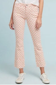 Anthropologie Pilcro and The Letterpress hoch geschnittene Bootcut-Jeans gepunktet Größe 25 - Bild 1 von 9