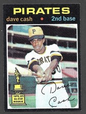 1971 TOPPS #582  Dave Cash  ROOKIE TROPHY  PITTSBURGH PIRATES  EX-MINT  A