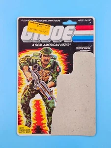 VINTAGE GI JOE LEATHERNECK UNCUT FULL CARDBACK WITH FILE CARD (36-BACK) WOW! 🔥 - Picture 1 of 2