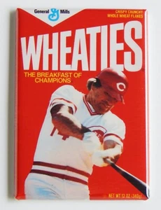 IMÁN NEVERA Pete Rose Wheaties caja de cereales cincinnati rojos - Imagen 1 de 3