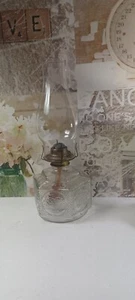 Vintage Hurricane lamp Hurricane lamp shade Light Farms Hexogon Oil Lamp - Picture 1 of 14
