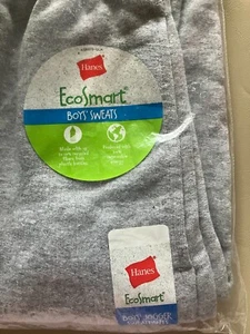 Hanes Boys Gray Eco Smart Sweatpants, NWT, Size M - Picture 1 of 4