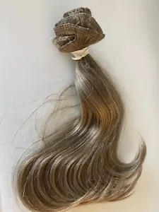 HAIR EXTENSION 2 sets of REMY 14 CLIP 14 "X 28" LIGHT GRAY FROST HUMAN CLIP ON - Picture 1 of 6