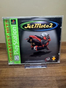PS1 Jet Moto 2 Game Complete Manual Case Tested 1997 Sony Play Station 1 - Picture 1 of 3
