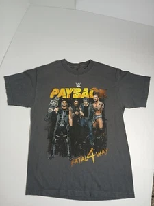 WWE PAYBACK Fatal 4 Way  Wrestling T Shirt 2015 Size Medium Championship MD I33 - Picture 1 of 14