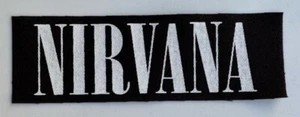Nirvana Cloth Patch Sew On Badge Approx 2" X 6" (CP192) - Picture 1 of 1