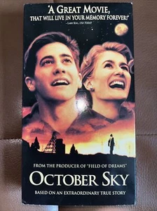 October Sky (VHS, 1999) Jake Gyllenhaal, Laura Dern, Chris Cooper - Picture 1 of 4
