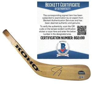 Jordan Eberle Autographed Hockey Stick Seattle Kraken Beckett Authentic Proof - Picture 1 of 7