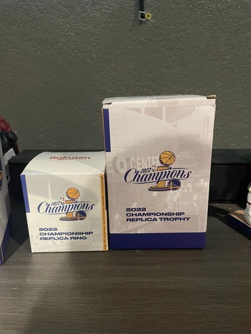 Golden State Warriors 2022 NBA Championship SGA REPLICA RING & REPLICA TROPHY Cover