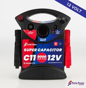 C11 - 12V 9000A Handheld Portable Super Capacitor Jump Starter Booster - Picture 1 of 6
