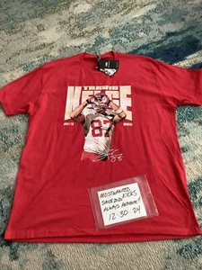 NWT NFL Travis Kelce #87 Kansas City Chiefs Heart Graphic T-Shirt Men’s Sz 2XL - Picture 1 of 5