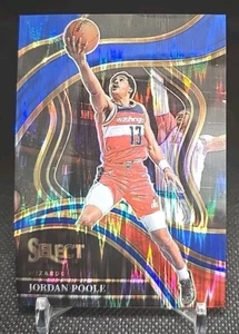 2023-24 Select Courtside Blue Flash Prizm #218 Jordan Poole / 99 - Imagen 1 de 2